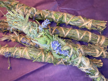 Load image into Gallery viewer, White Sage, Lavender &amp; Calendula Smudge Bundles
